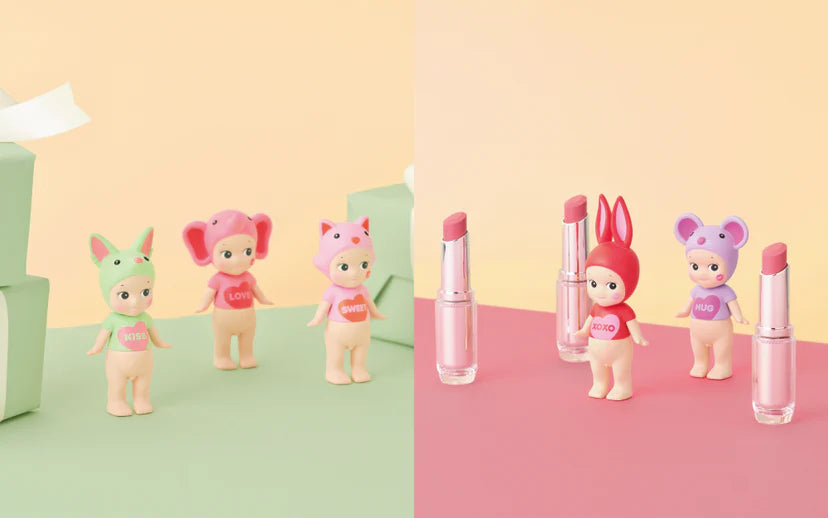 Blind box Sonny Angel mini figure Charm Kiss Kiss Series (1 box) Authentic only full refund if proven fake