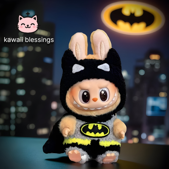 labubu outfits (Bat Man) labubu not included