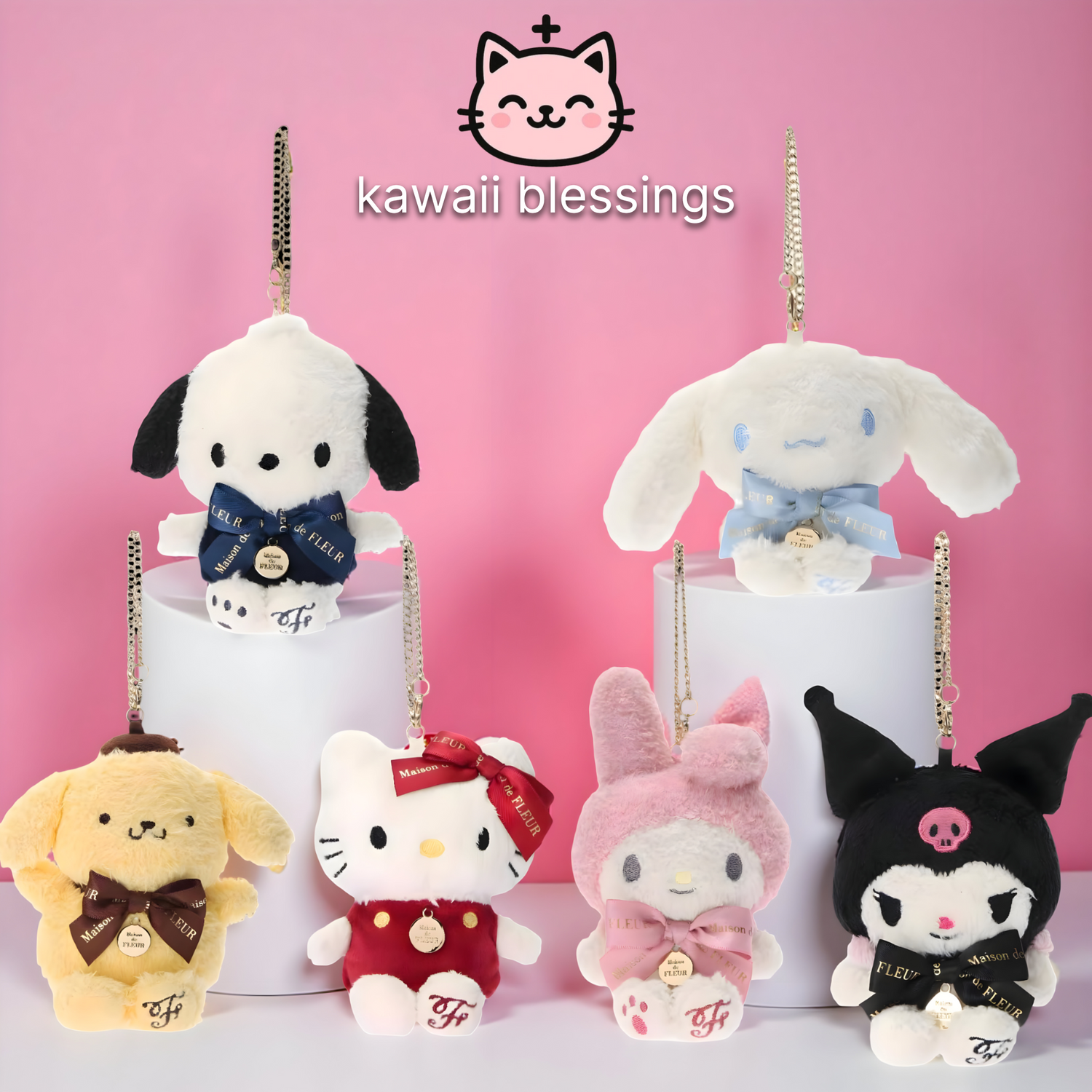 Maison de Fleur Sanrio Mascot Bag Charm