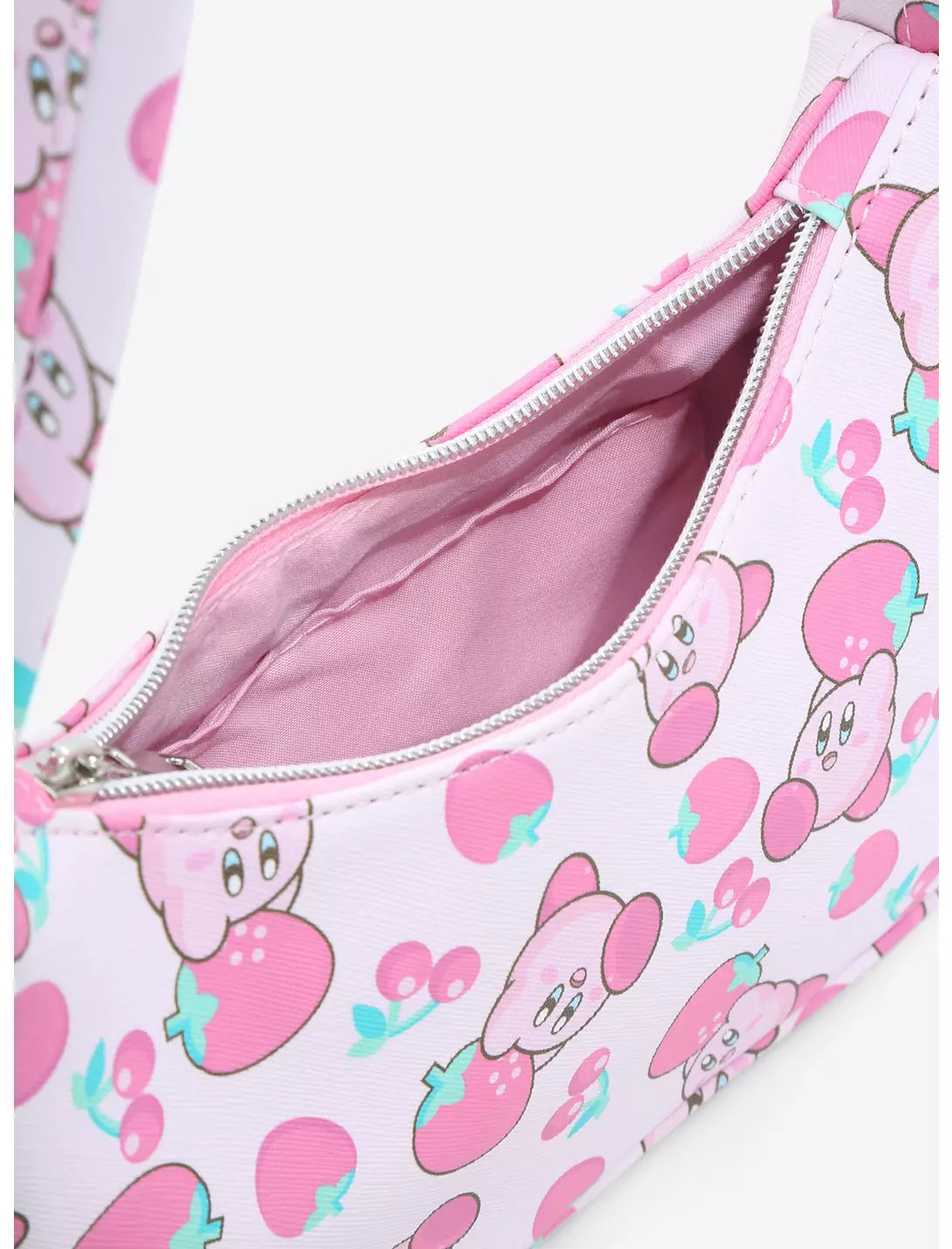 Kirby Pink Fruit Baguette Bag