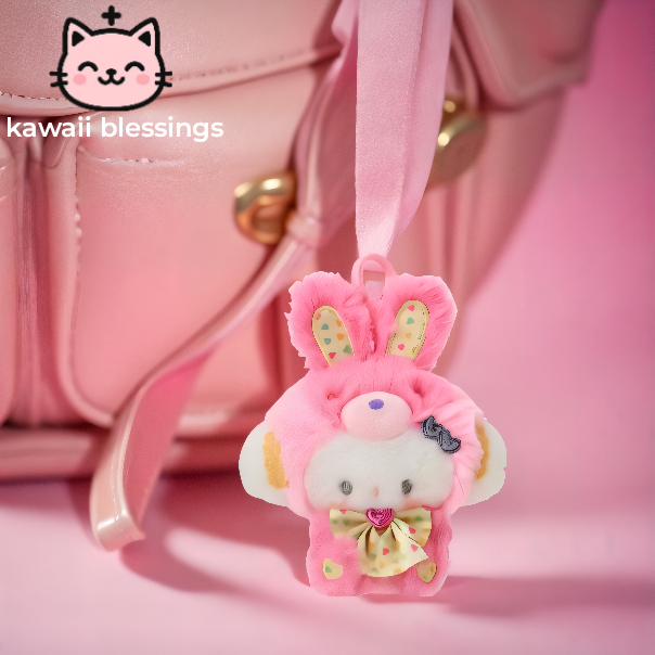 Kogimyun Mascot holder (Spring Rabbit)