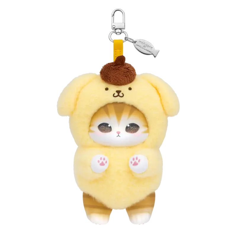 Mofusand X Sanrio Kiramekko Fluffy Kittens Vinyl Keychain ( 1 Blind Box) (PRE-ORDER)