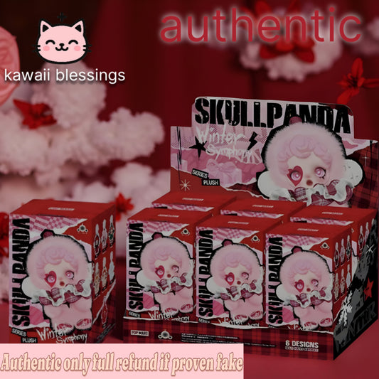 SKULLPANDA Winter Symphony Series Plush( 1 box) Authentic only full refund if proven fake