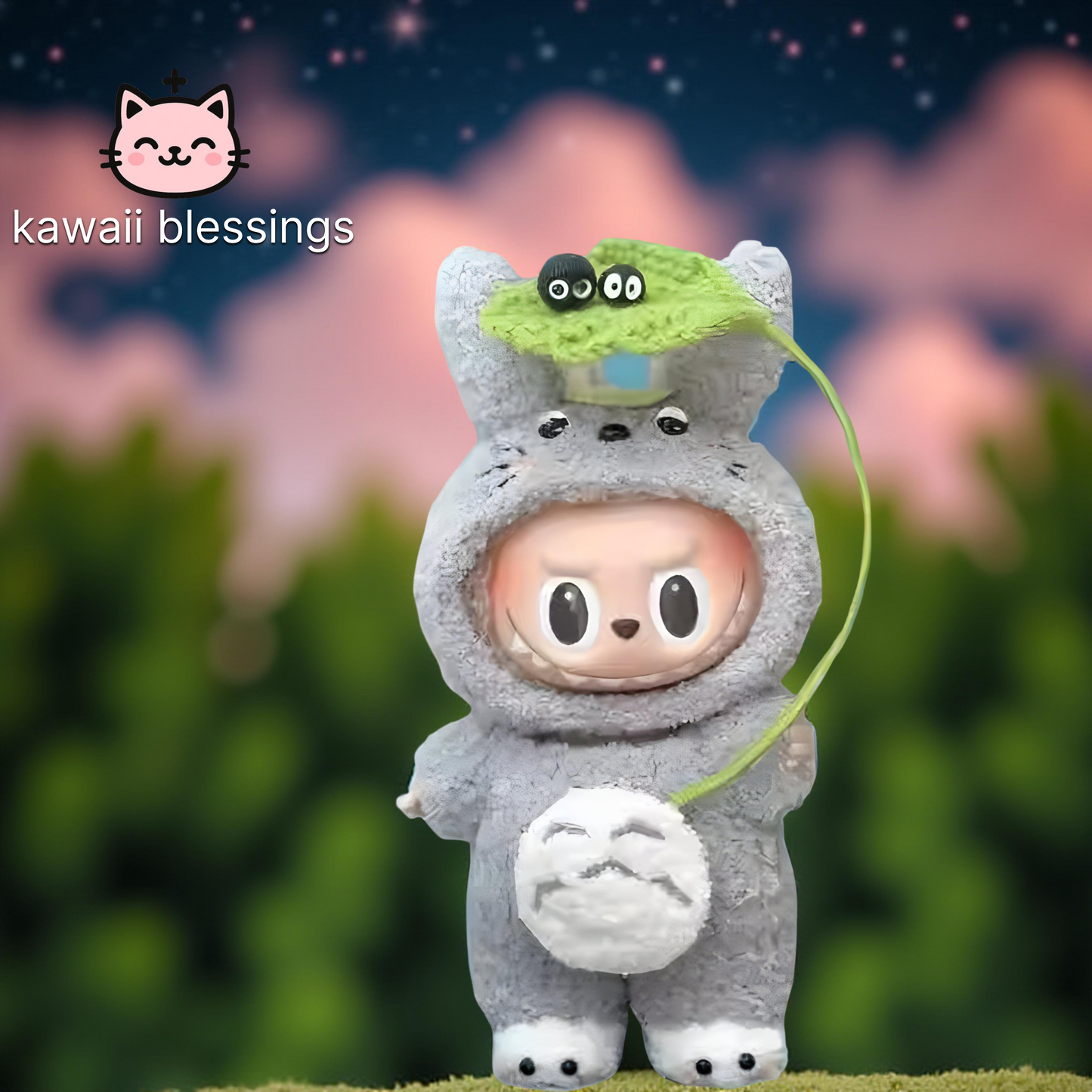 labubu outfits Totoro (labubu not included)