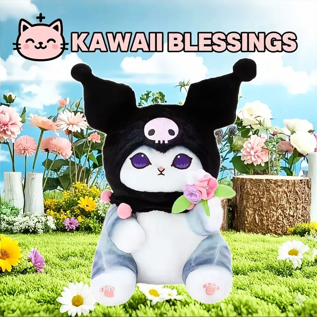 mofusand Plush Toy Kuromi  20cm