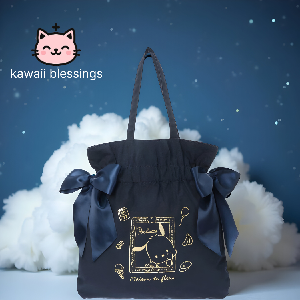 Maison de Fleur Sanrio Bag Pochacco Ribbon Tote Bag ( pre-order)