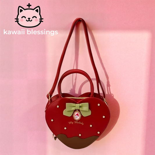 My Melody Strawberry Mini Shoulder Bag (My Melody 50th Anniversary) Red