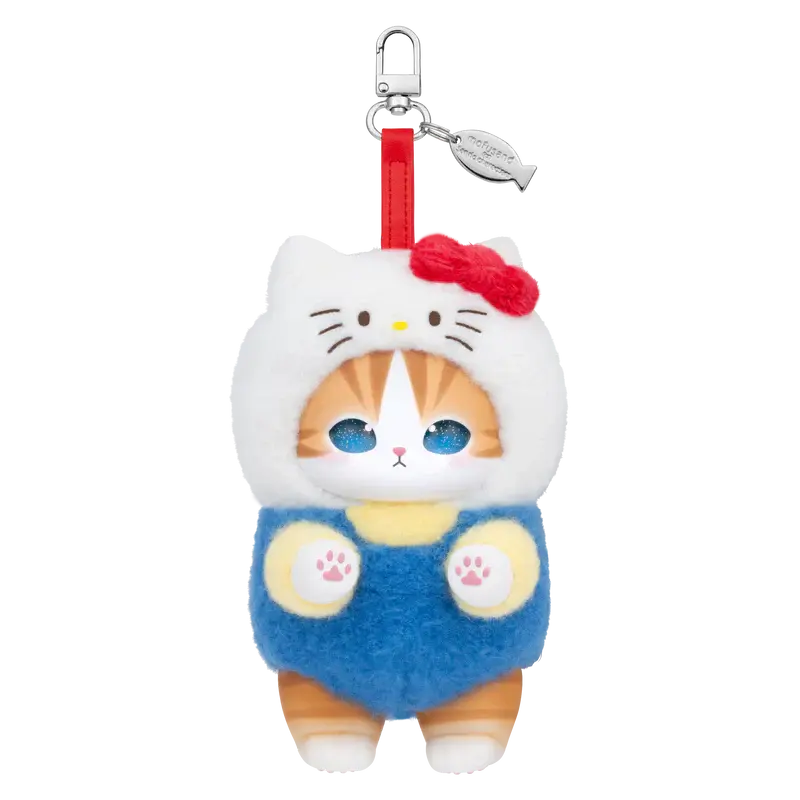 Mofusand X Sanrio Kiramekko Fluffy Kittens Vinyl Keychain ( 1 Blind Box) (PRE-ORDER)