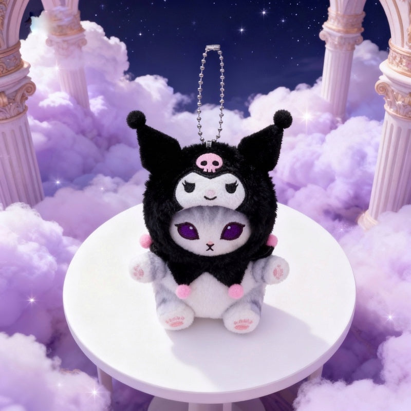 Mofusand x Sanrio Plush Keychain Mini mascot