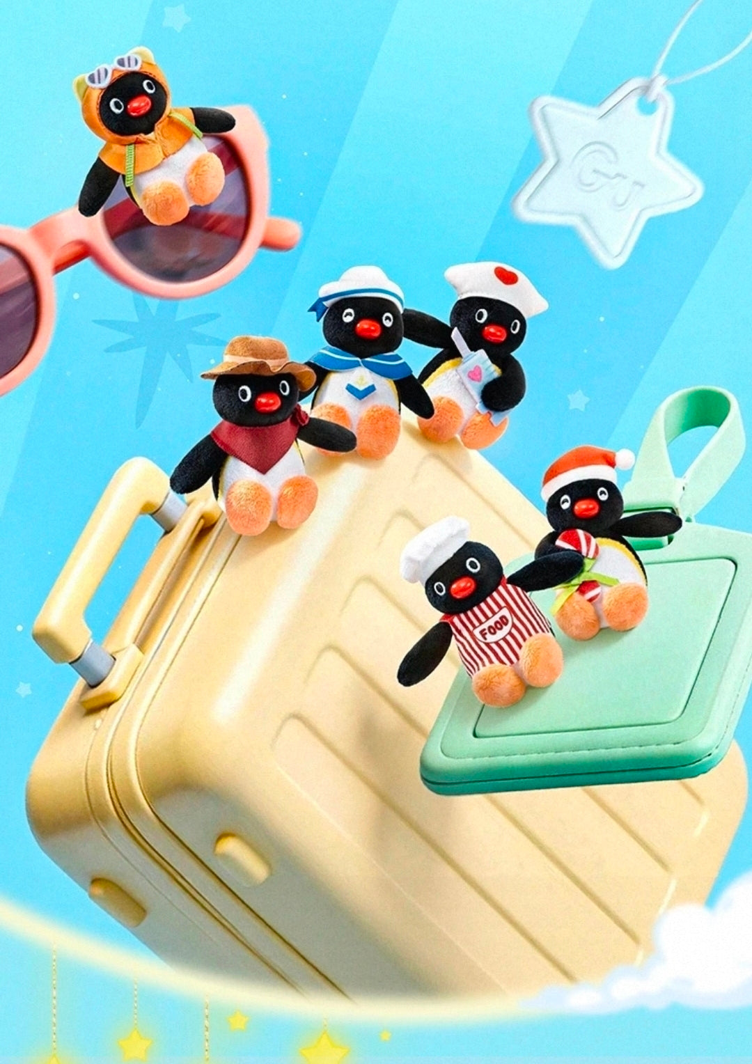 Pingu Gugu Adventure Series Plush Pendant Blind Bag