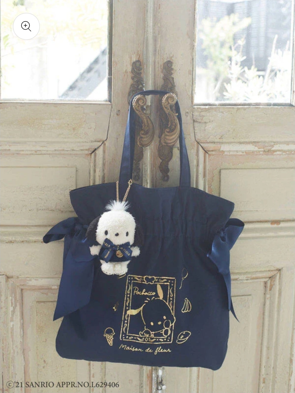Maison de Fleur Sanrio Bag Pochacco Ribbon Tote Bag ( pre-order)