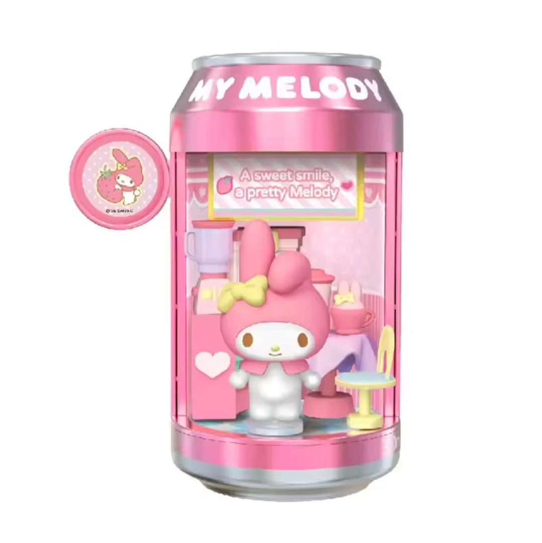 Official Sanrio Soda Can Dessert Shop ( 1 Blind Box)