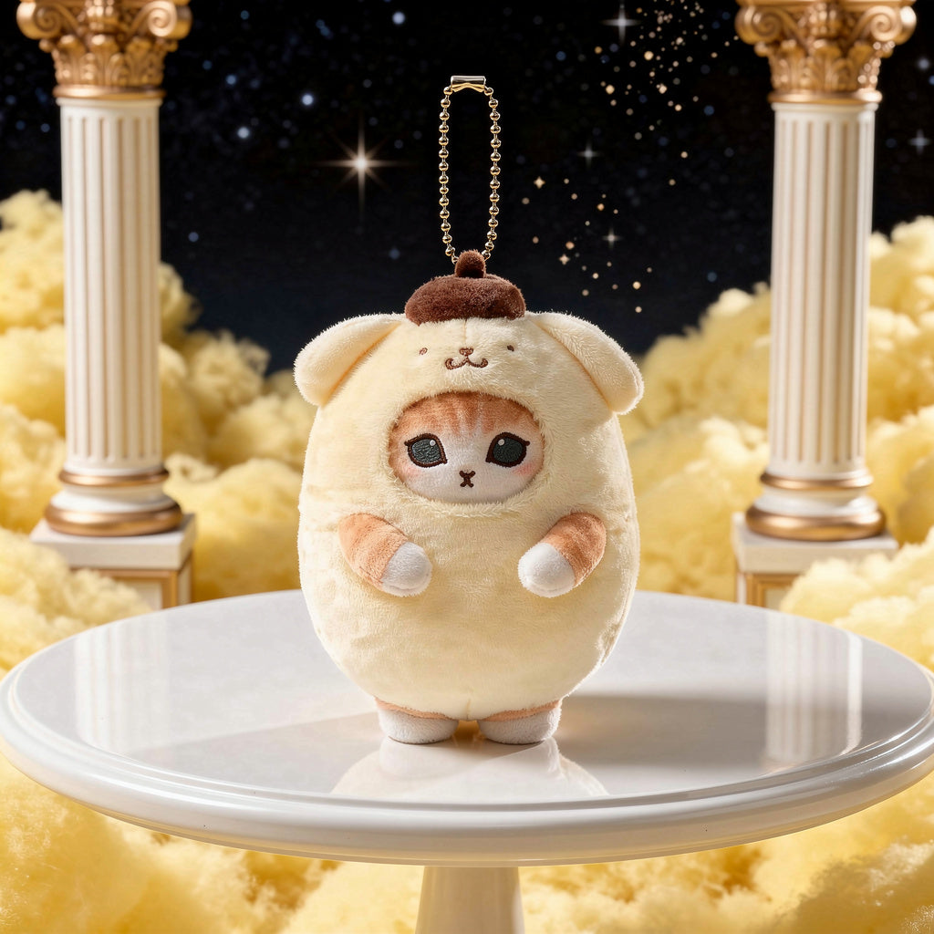 Mofusand x Sanrio Plush Keychain Mini mascot