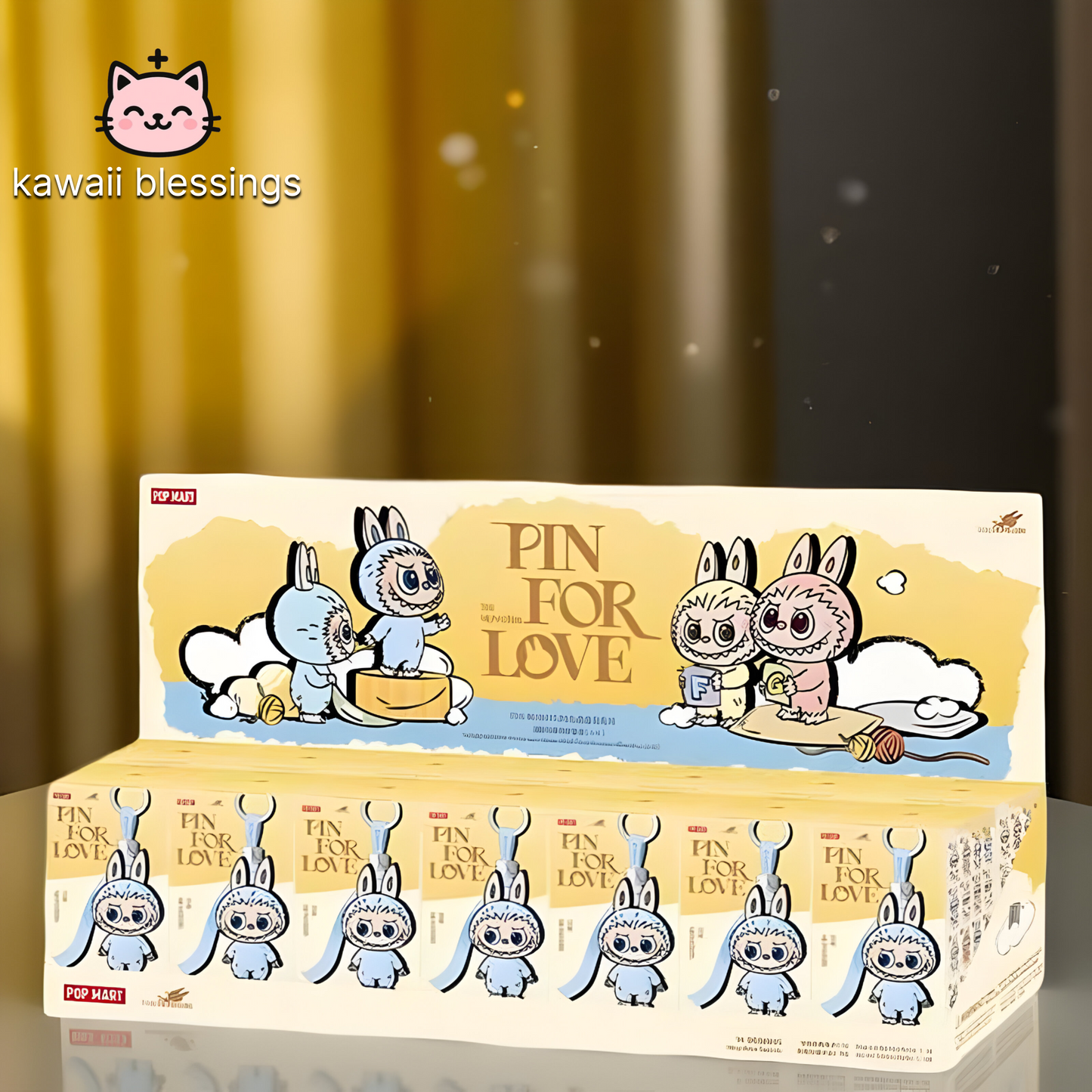 THE MONSTERS (Pin for Love) Series- Letter Pendant Blind Box (A-M)(Authentic only full refund if proven fake)