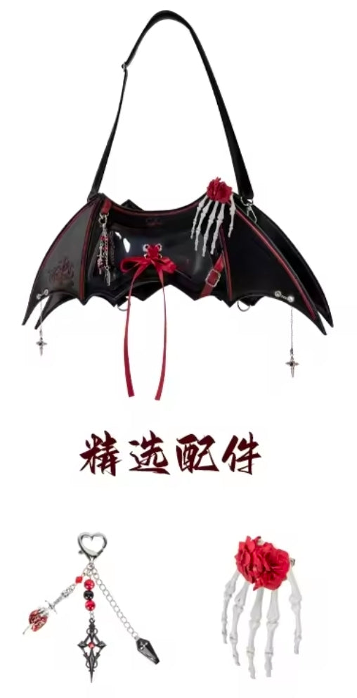 Love and deepspace: Sylus Bag bat ( shoulder and backpack)