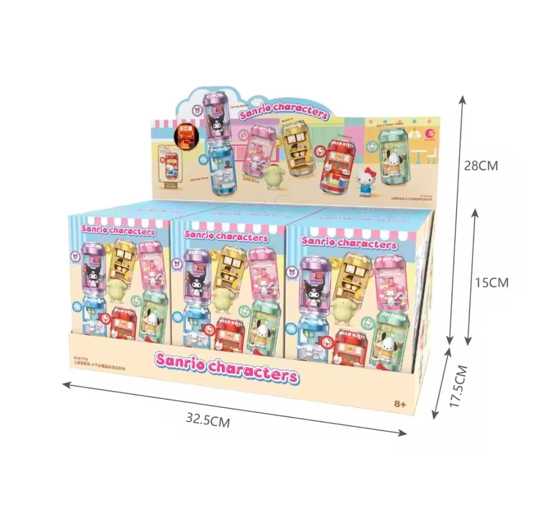 Official Sanrio Soda Can Dessert Shop ( 1 Blind Box)
