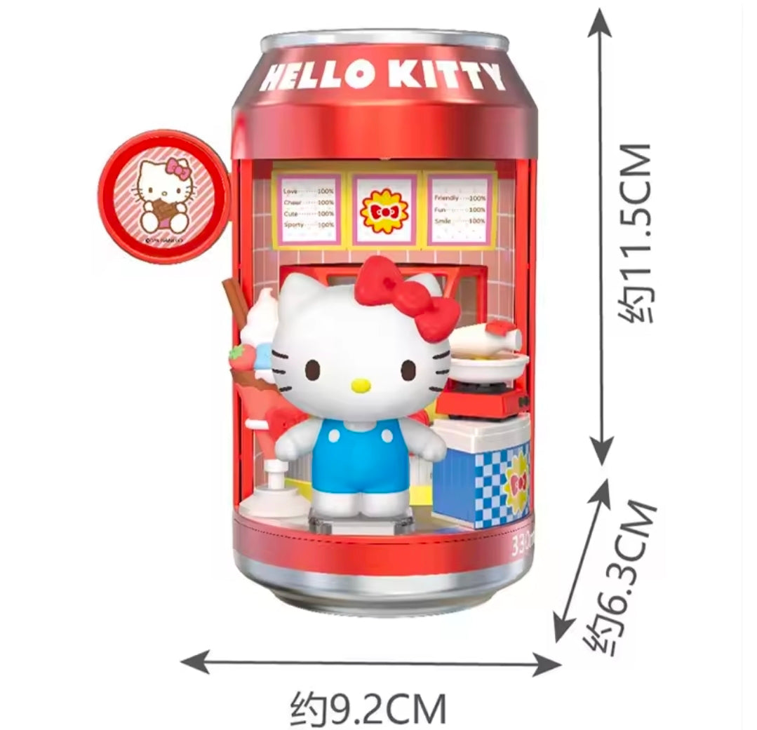 Official Sanrio Soda Can Dessert Shop ( 1 Blind Box)