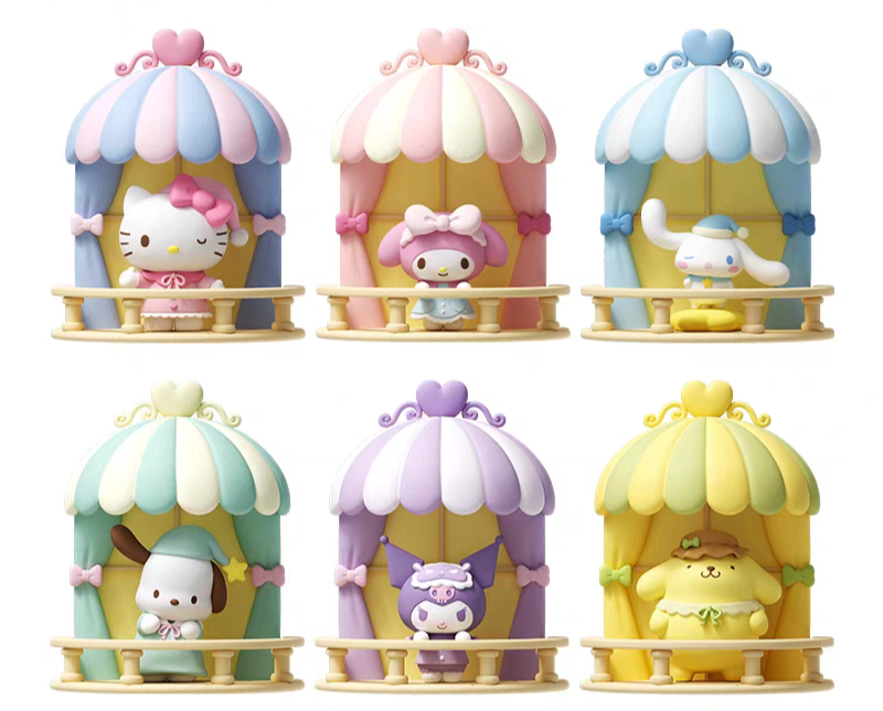 Sanrio Family Small Terrace Series Night Light Magnet Ornament