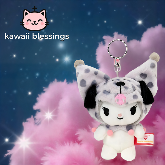 Plush Keychain Kuromi Sanrio x NICI (NEW)