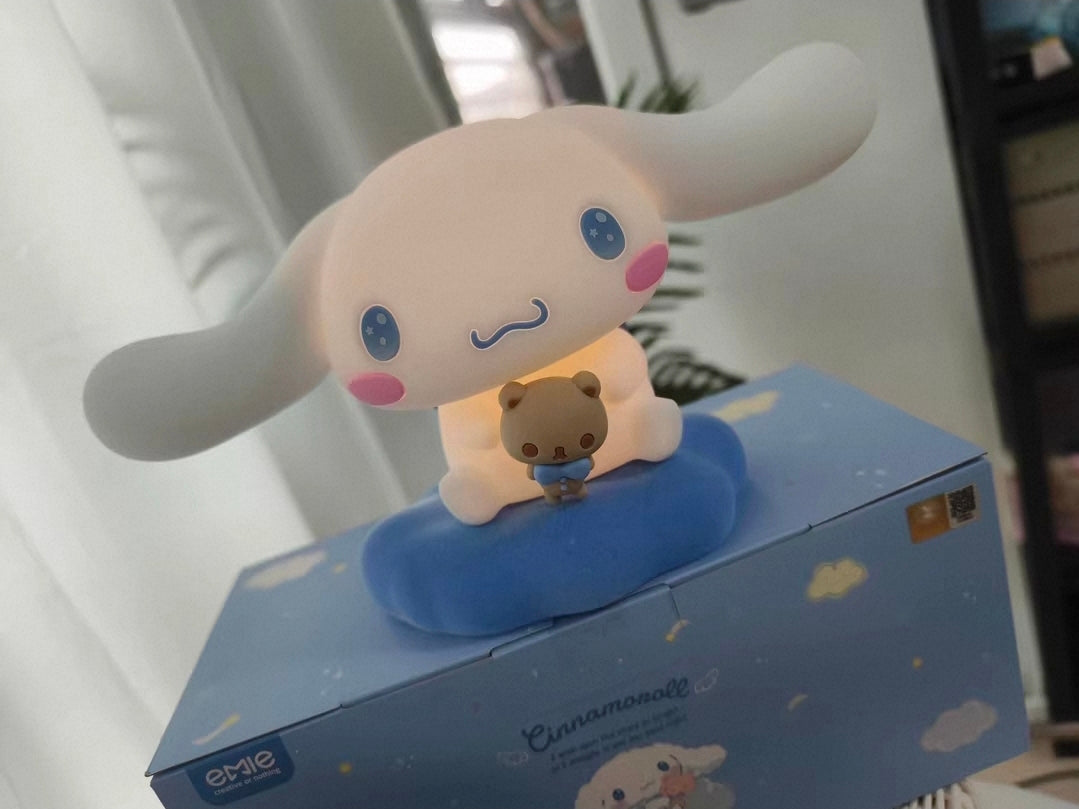 Cinnamoroll Angel Night Light Touch Silicone Lamp USB chargeable
