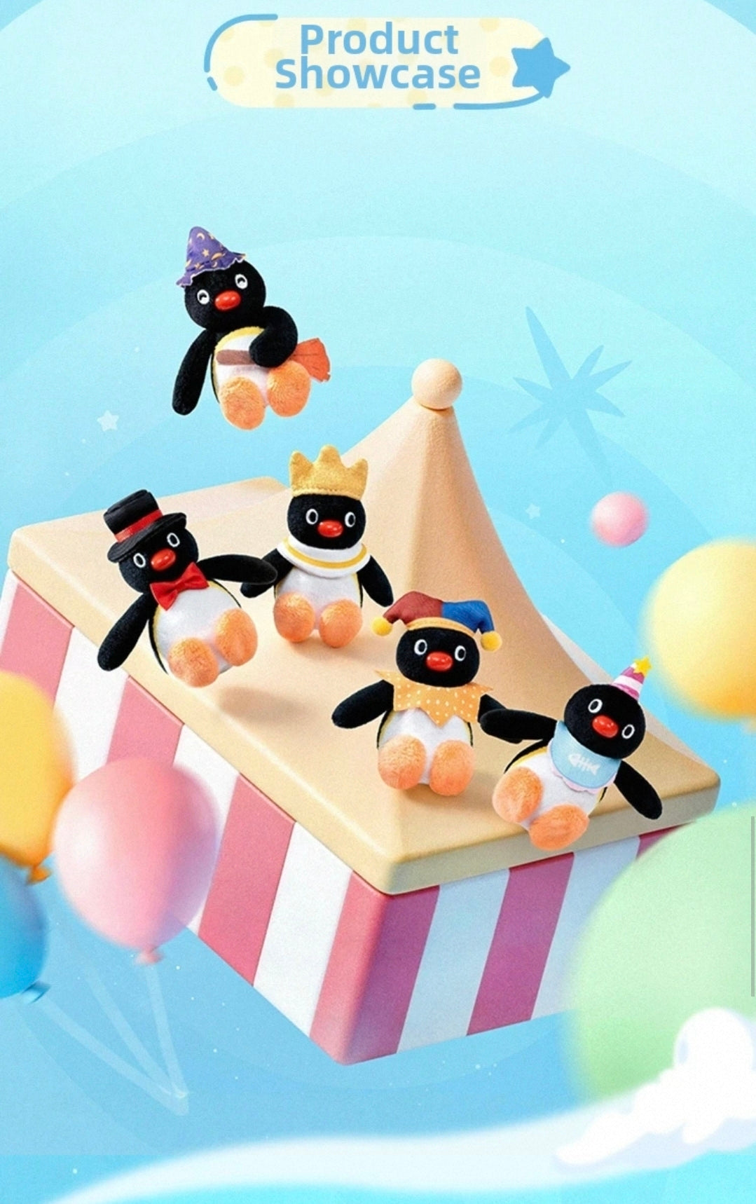 Pingu Gugu Adventure Series Plush Pendant Blind Bag