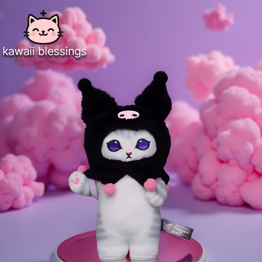 (Sanrio and Mofusand) Kuromi Cat Plush