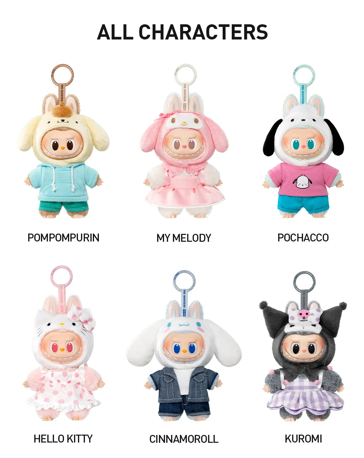 The Monsters × Hello Kitty and Friends (1 blind box)