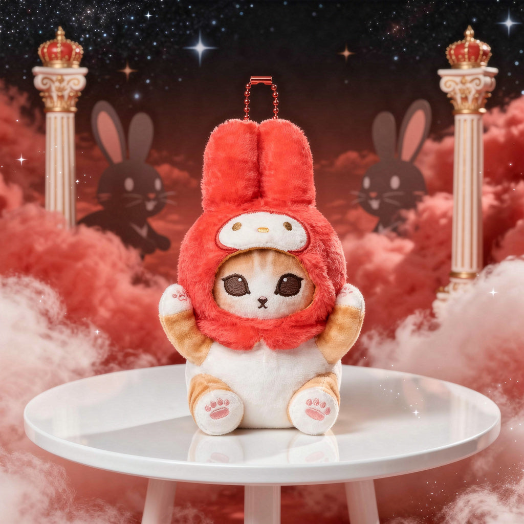 Mofusand x Sanrio Plush Keychain Mini mascot
