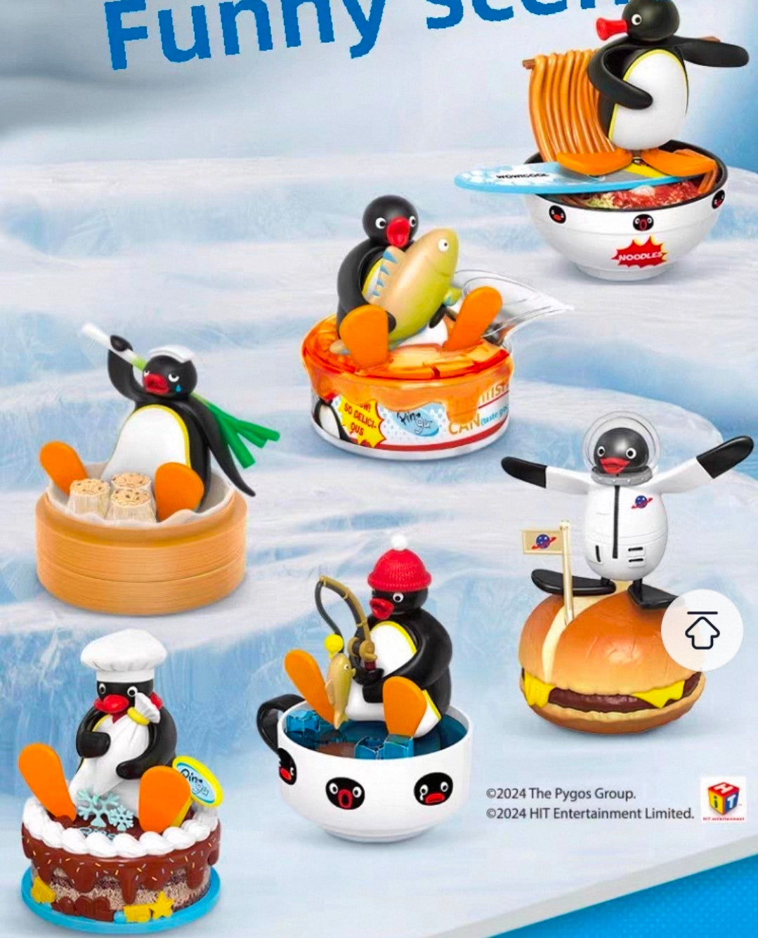 Pingu Fun Scenes Series ( 1 Blind Box)
