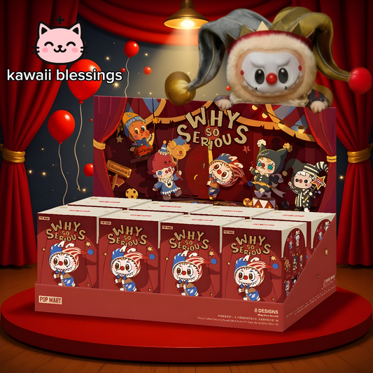 LABUBU (WHY SO SERIOUS) Series-Vinyl Plush Pendant Blind Box(Authentic only full refund if proven fake)