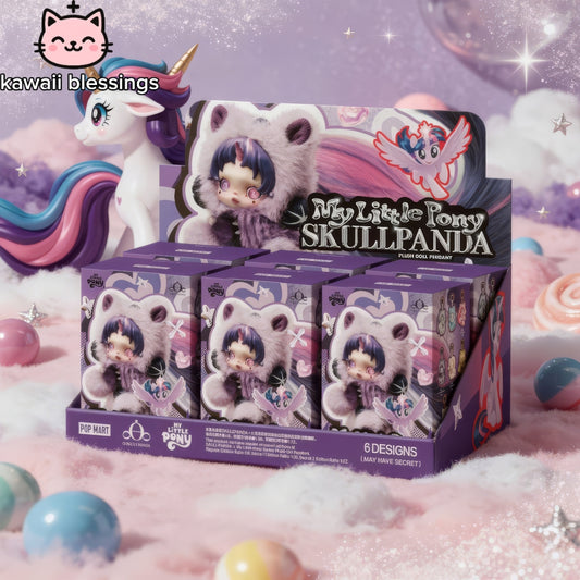 SKULLPANDA × My Little Pony Series Plush Doll Pendant 1 blind box