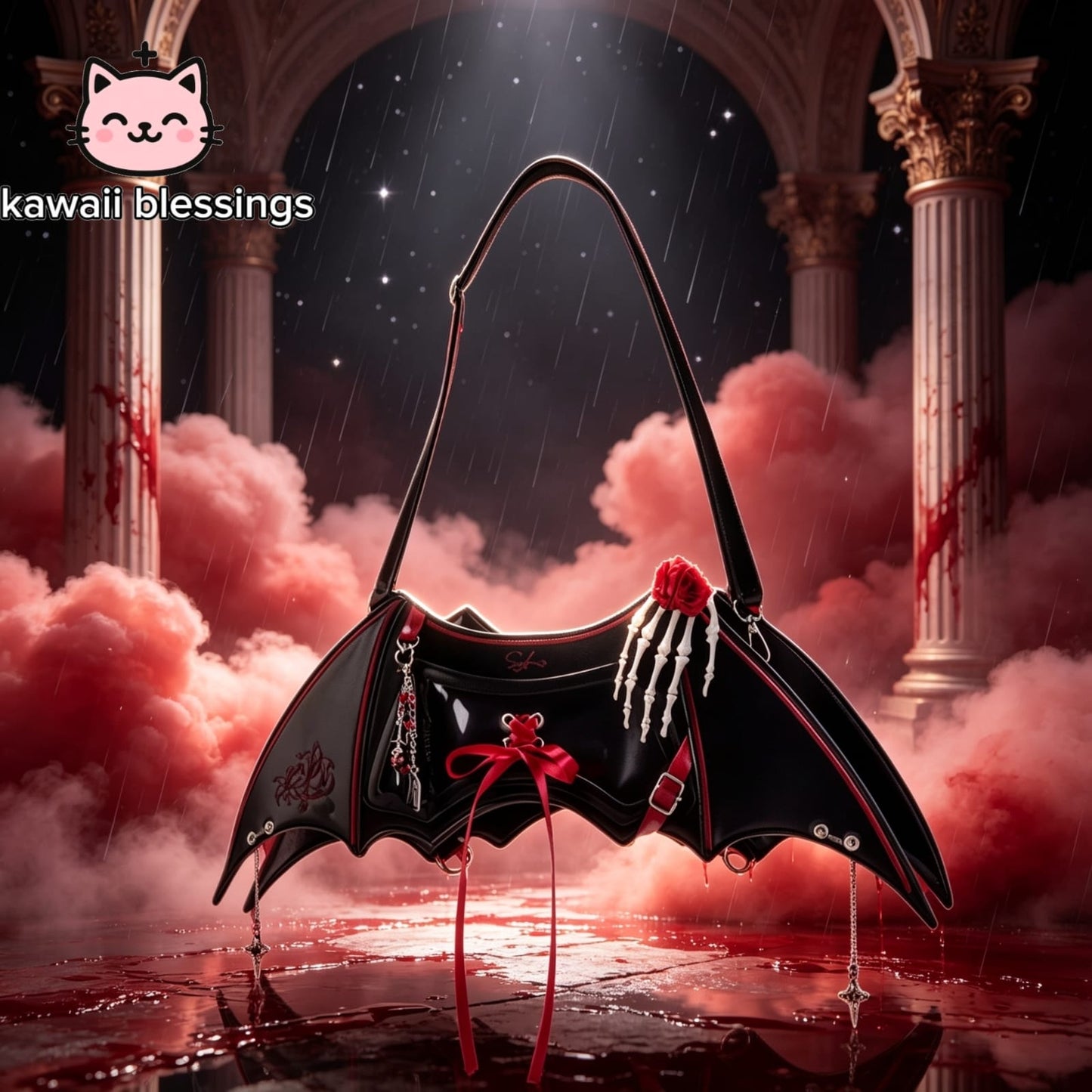 Love and deepspace: Sylus Bag bat ( shoulder and backpack)