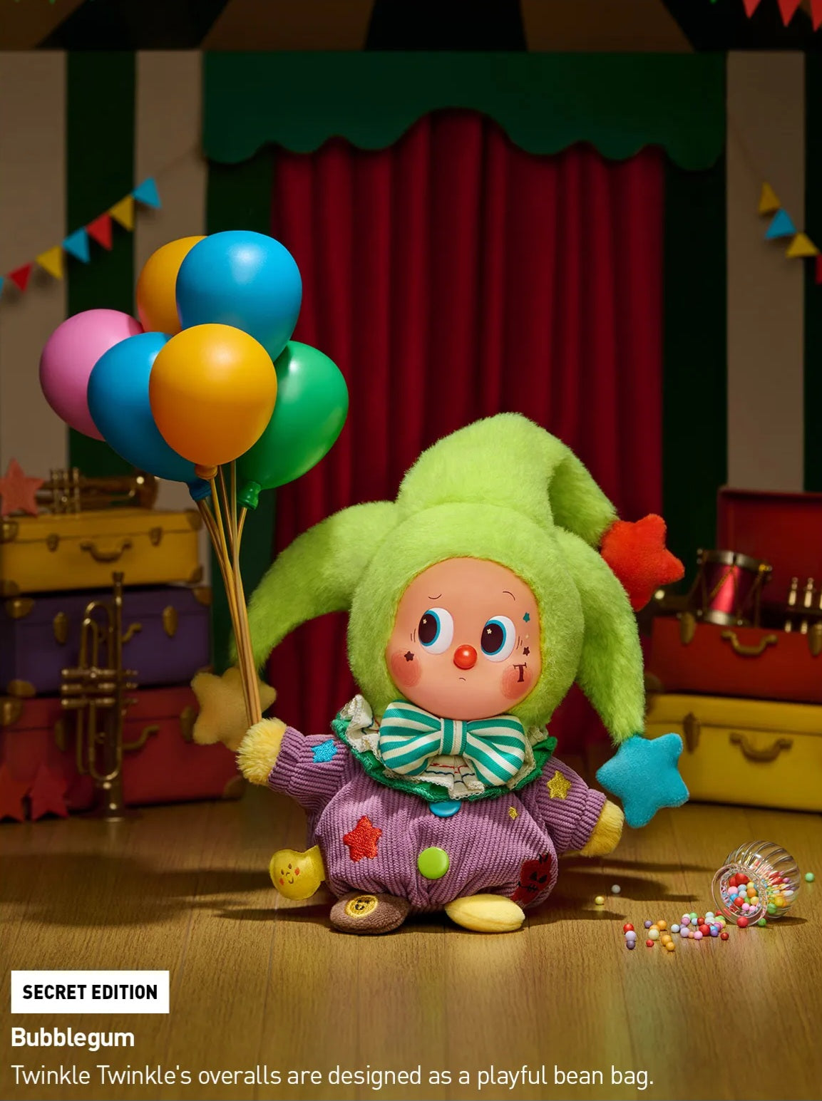 LABUBU (WHY SO SERIOUS) Series-Vinyl Plush Pendant Blind Box(Authentic only full refund if proven fake)