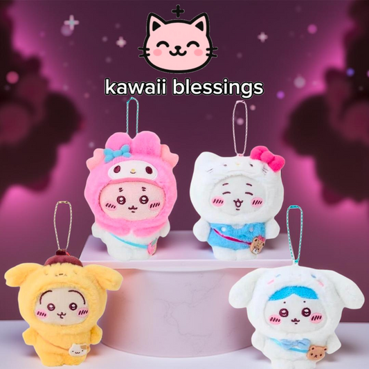 (Sanrio x Chiikawa) Mascot Holder Plush