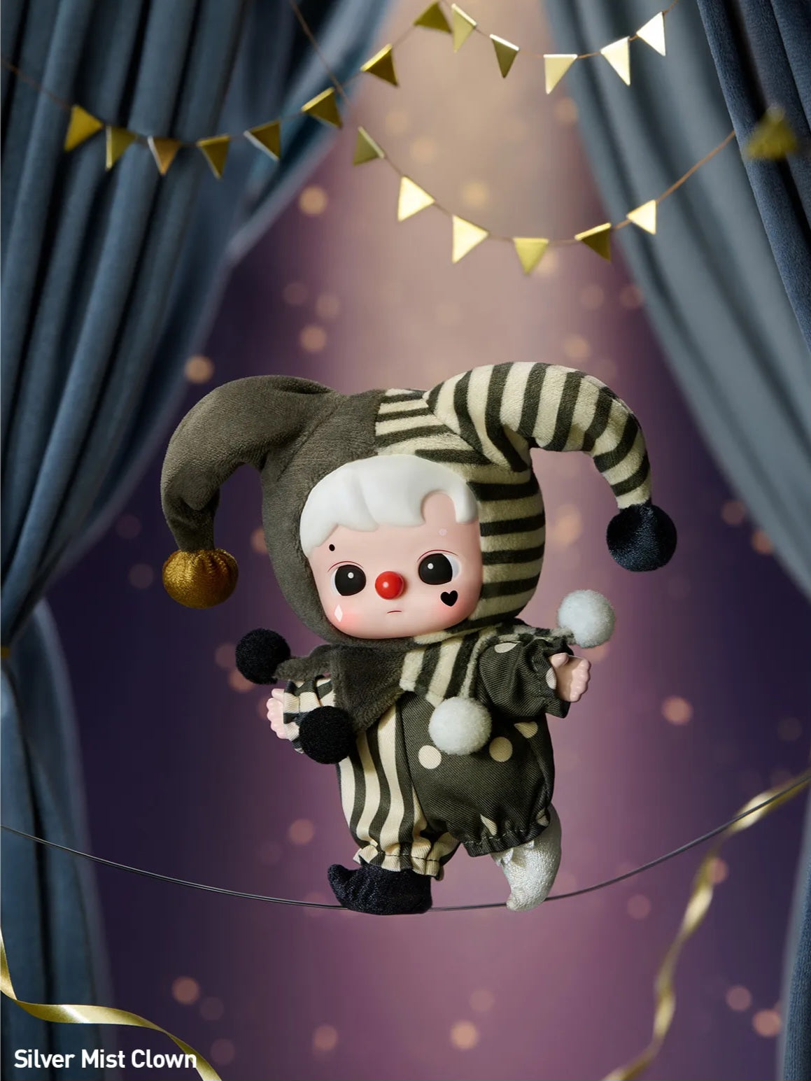 LABUBU (WHY SO SERIOUS) Series-Vinyl Plush Pendant Blind Box(Authentic only full refund if proven fake)