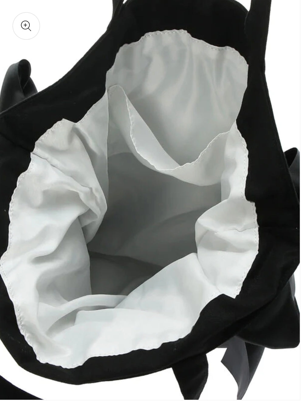 Maison de Fleur Sanrio Bag Kuromi Ribbon Tote Bag (charm not included)
