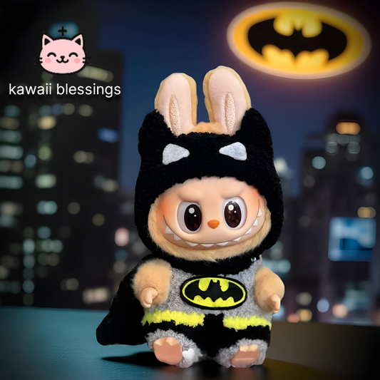 labubu outfits (Bat Man) labubu not included