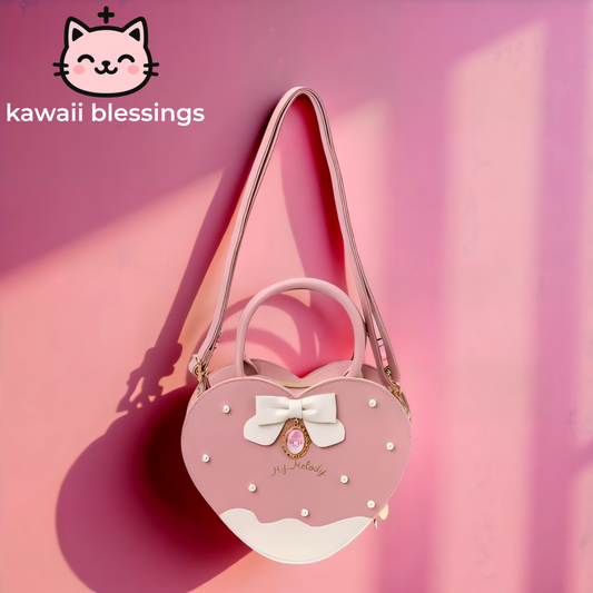 My Melody Strawberry Mini Shoulder Bag (My Melody 50th Anniversary) Pink