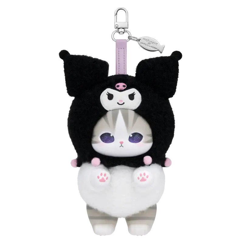 Mofusand X Sanrio Kiramekko Fluffy Kittens Vinyl Keychain ( 1 Blind Box) (PRE-ORDER)